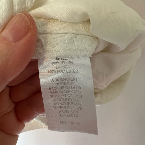 Saint Tropez West Classic White Lace Overlay Shorts - Picture 6 of 6